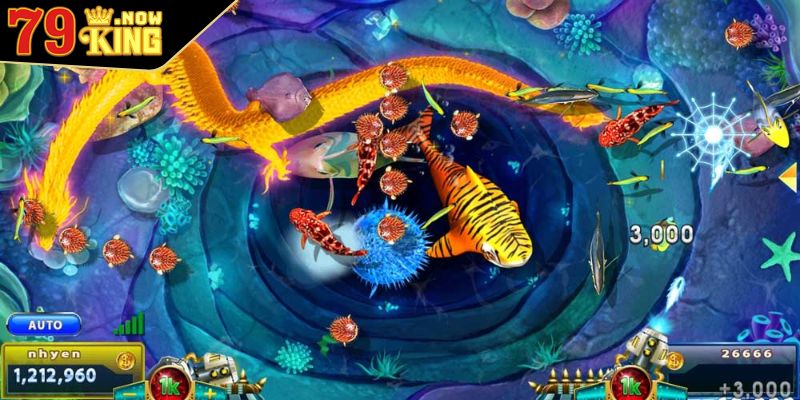 Bắn cá Rồng 79King, trải nghiệm game bắn cá online hấp dẫn 2 Lựa chọn phòng chơi và trải nghiệm